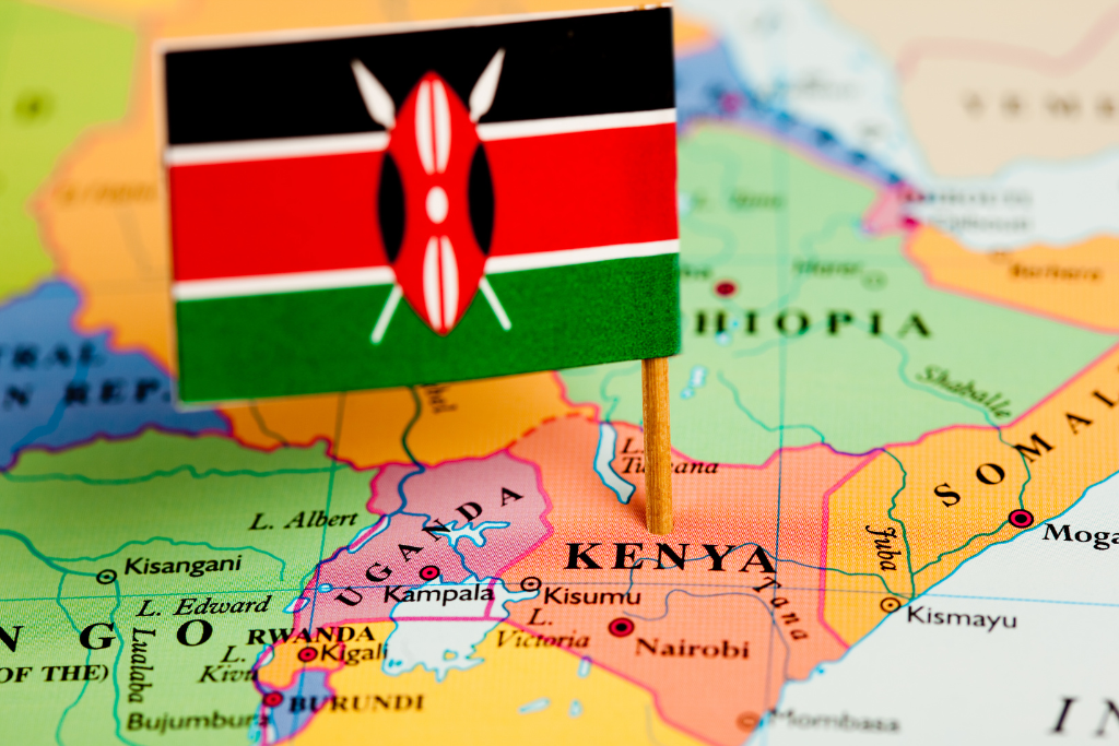 Kenya flags