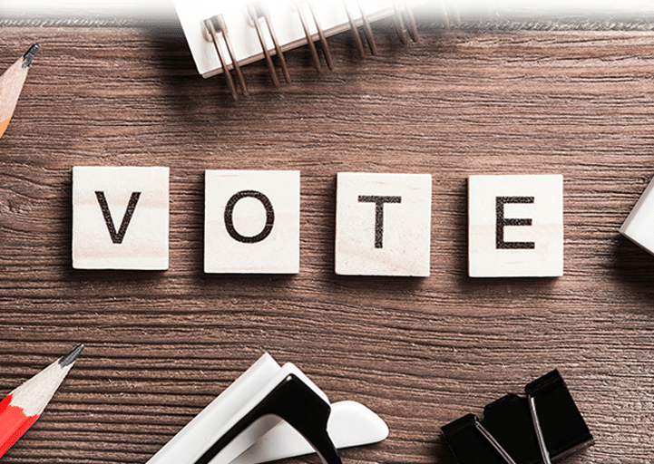 vote behind the ballot