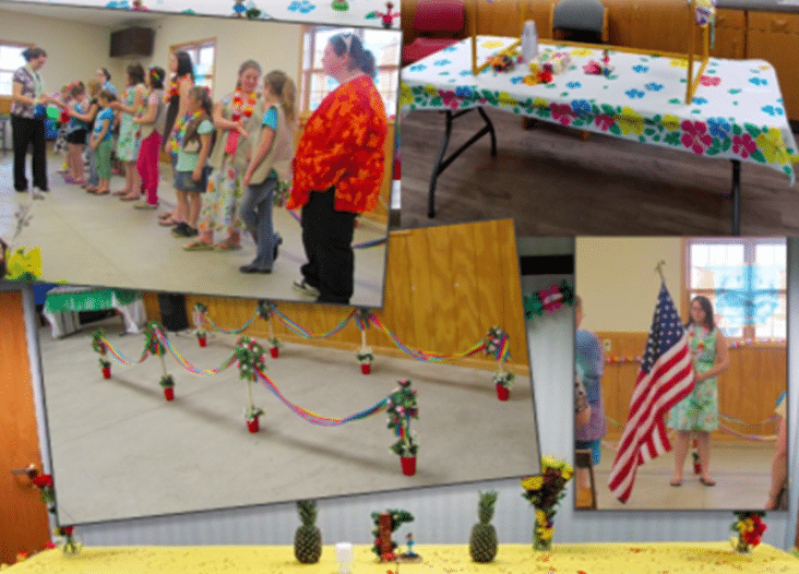 Girl Scout Hawaiian Party