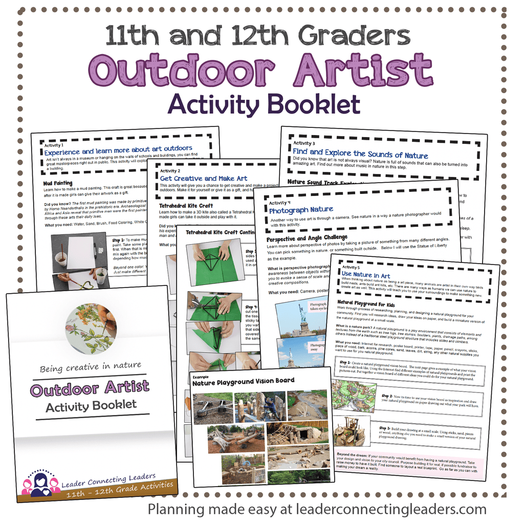 Outdoor Art Master Activity Booklet
