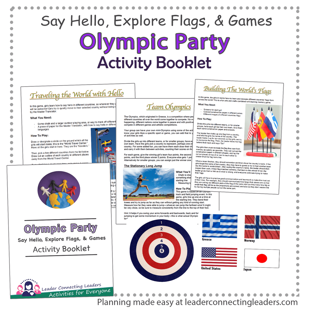 Olympic Party Activity Booklet