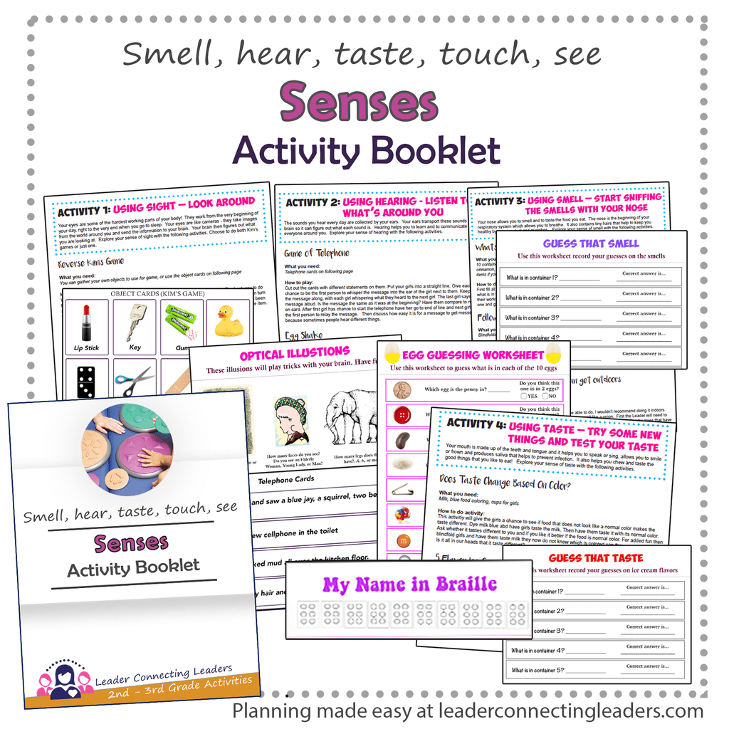 Senses Activity Booklet