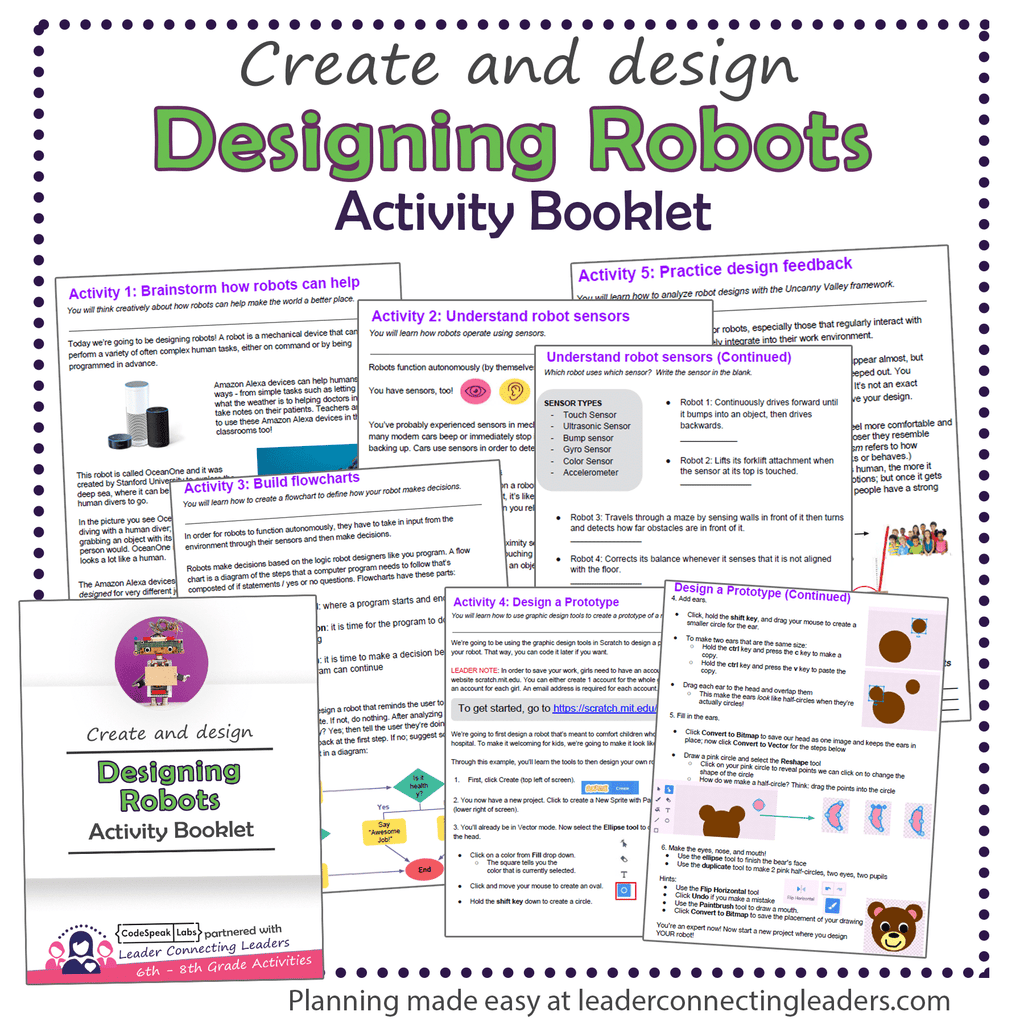 Designing Robot Booklet