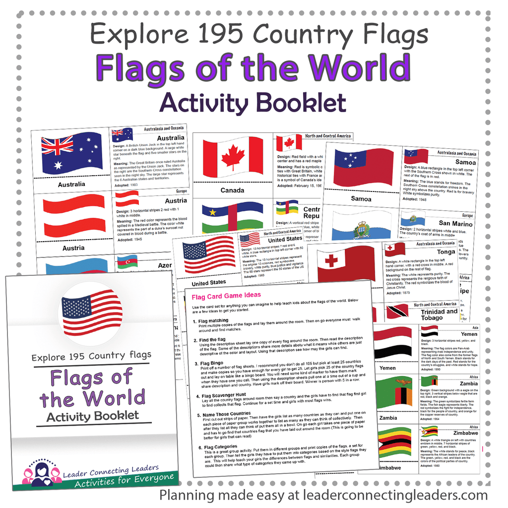 Flags of the World Activity Booklet