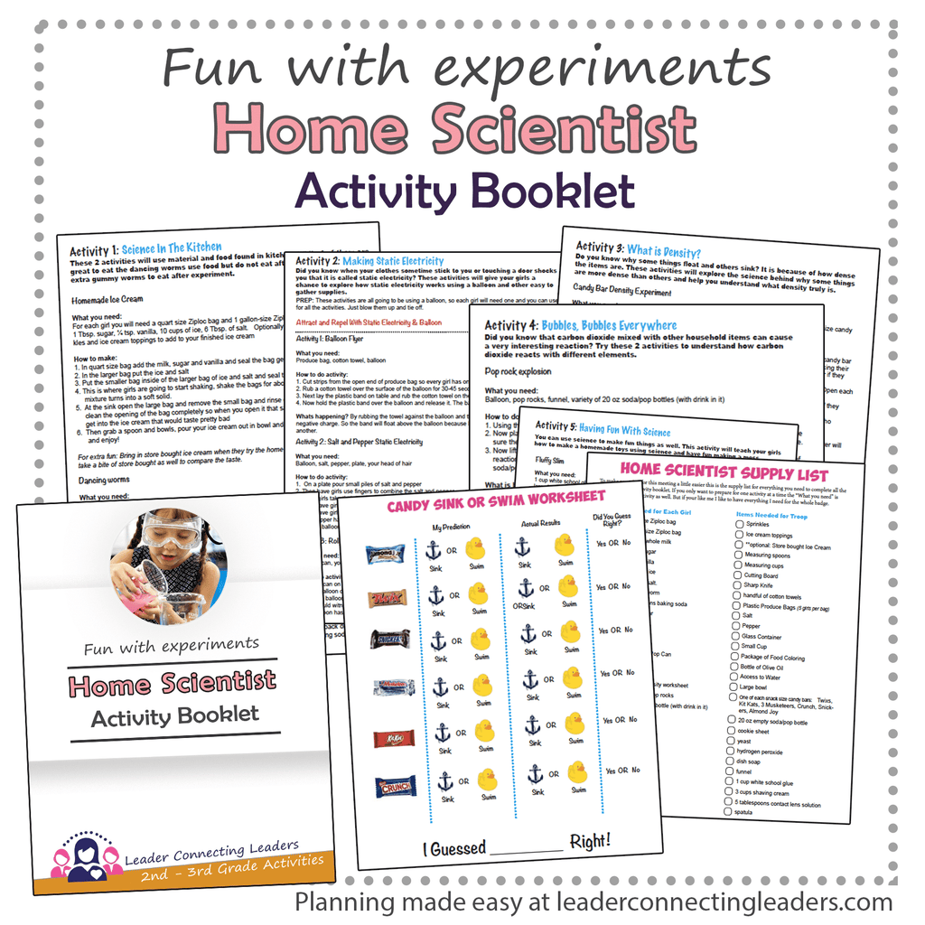 Home Scientist booklet