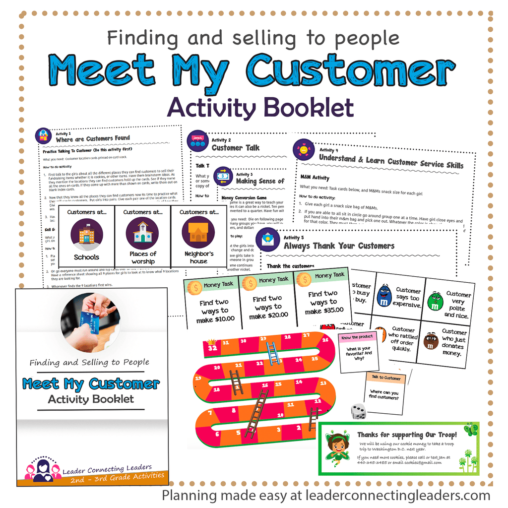 My Cookie Customers Activity Booklet