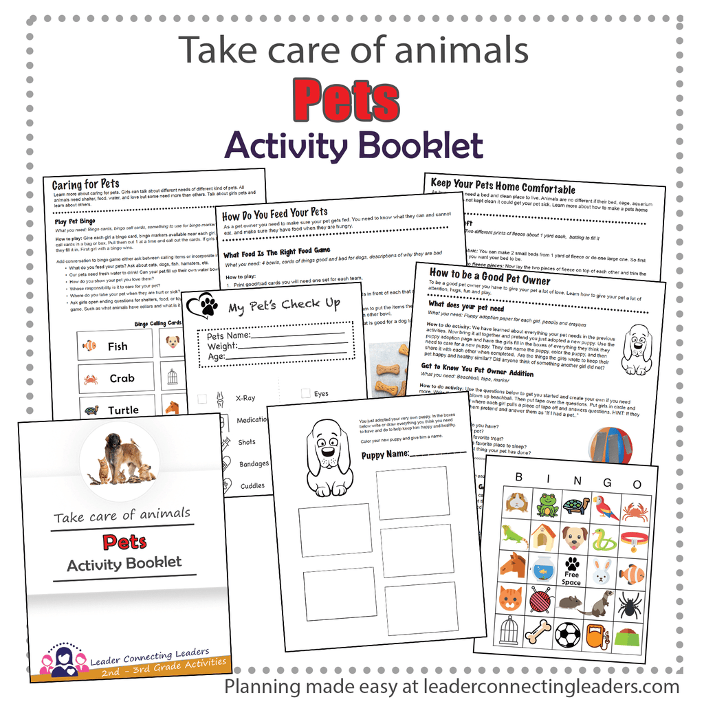 Pets Activity Booklet
