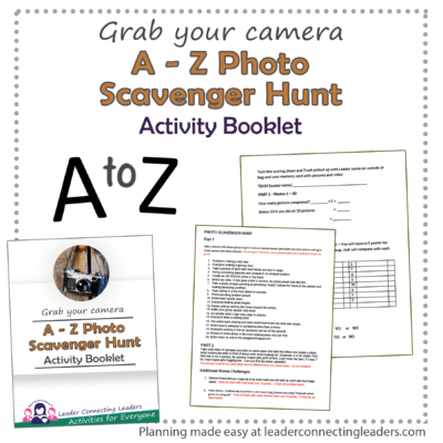 Photo Scavenger Hunt - Planned Day Event