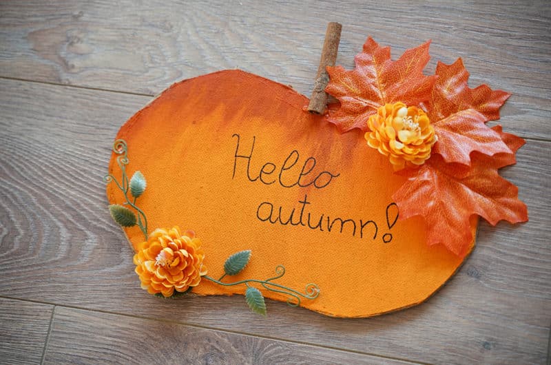 Autumn Pumpkin Message Board