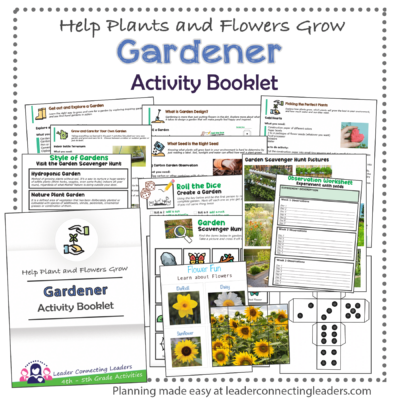 Gardener Activity Booklet