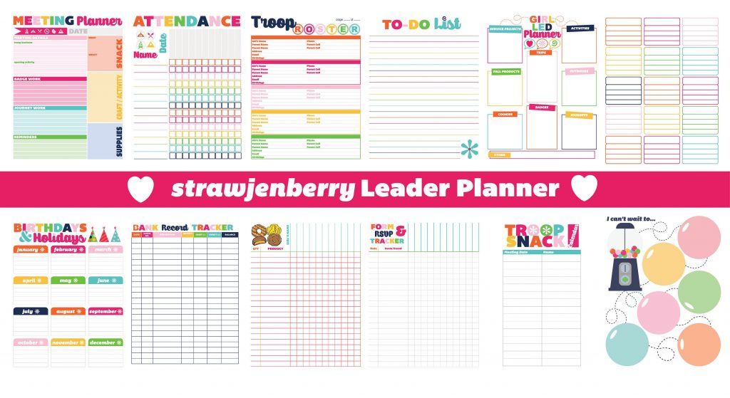 Girl Scouts Fun Patch Tracker Printable Fun Patch Tracker Instant download