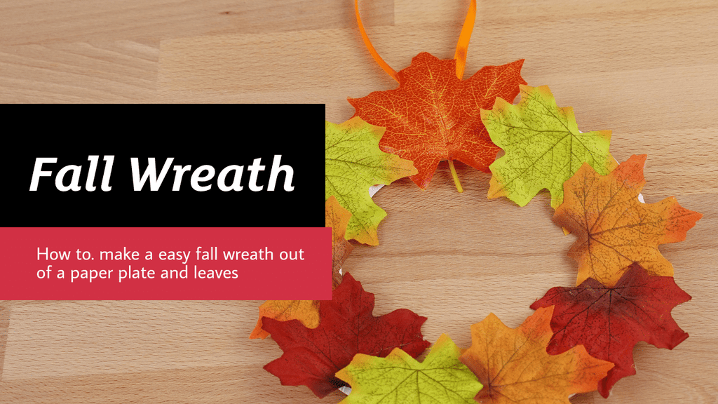 fall autumn wreath craft