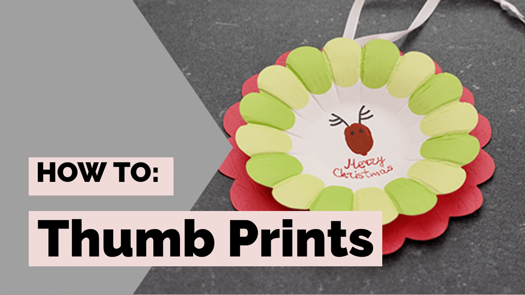 DIY Craft: How to Make a Thumb Print Reindeer Christmas Ornament