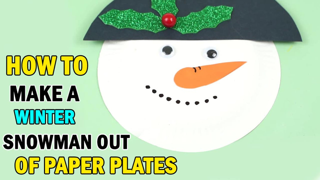 DIY Craft: How to Make a Winter Snowman Out of Paper Plates