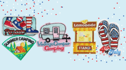 fun patches for july