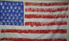 How to Make a Hand Print American Flag With Your Troop