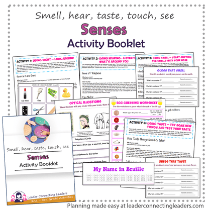 Senses Activity Booklet