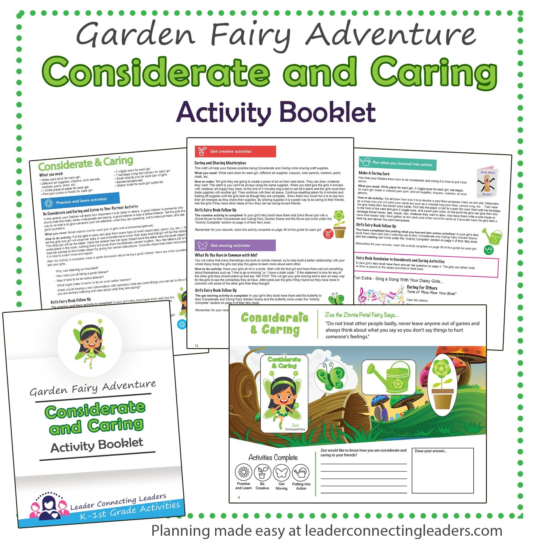 Be A Sister To Every Girl Fairy Garden Adventure Activity Booklet – Leader  Connecting Leaders
