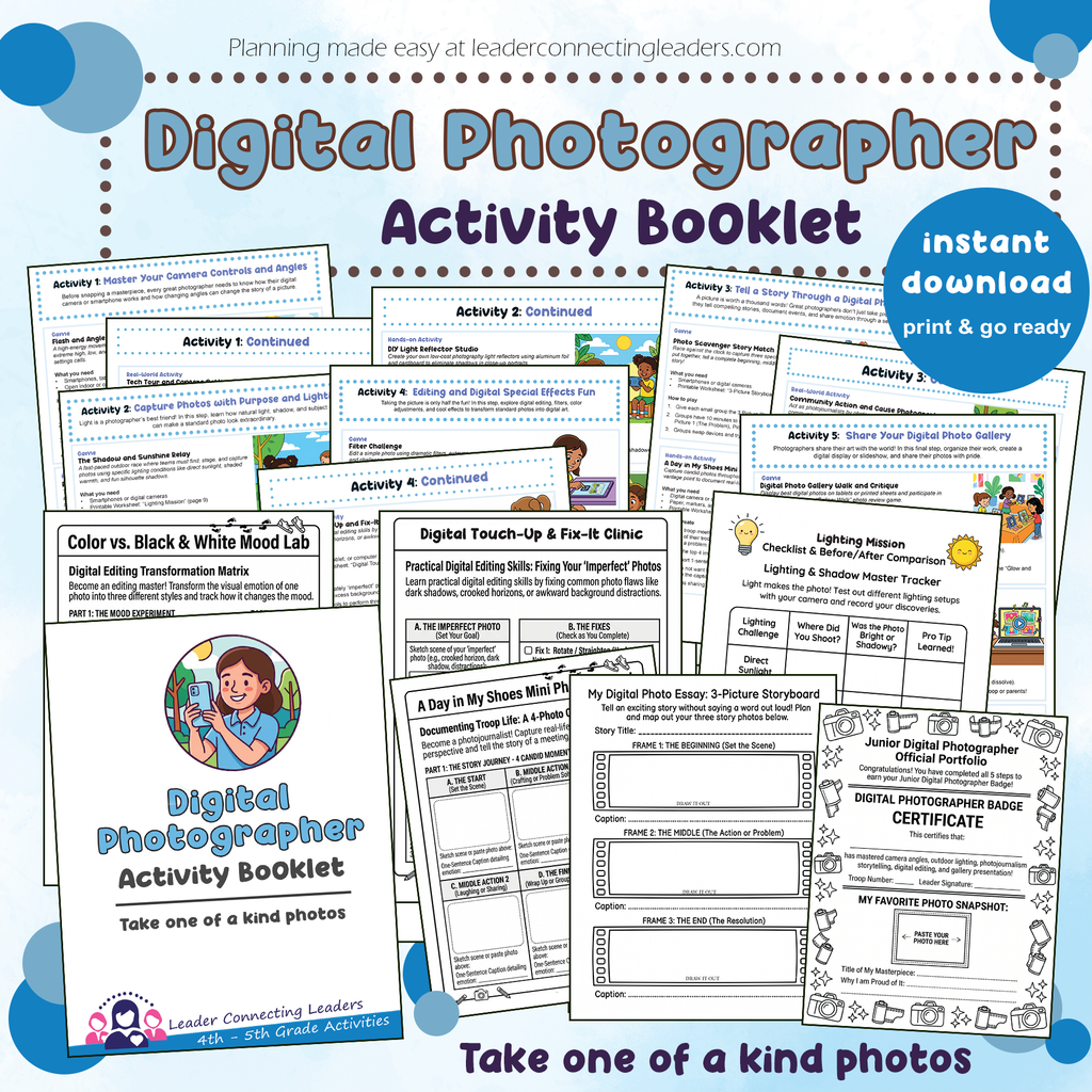 Digital Photographer Activity Booklet