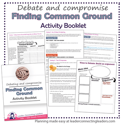 Finding Common Ground Booklet