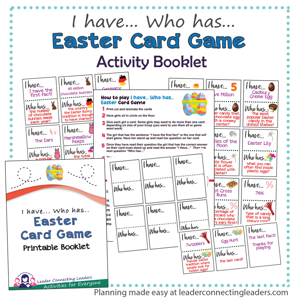 I Have… Who Has… Easter Card Game