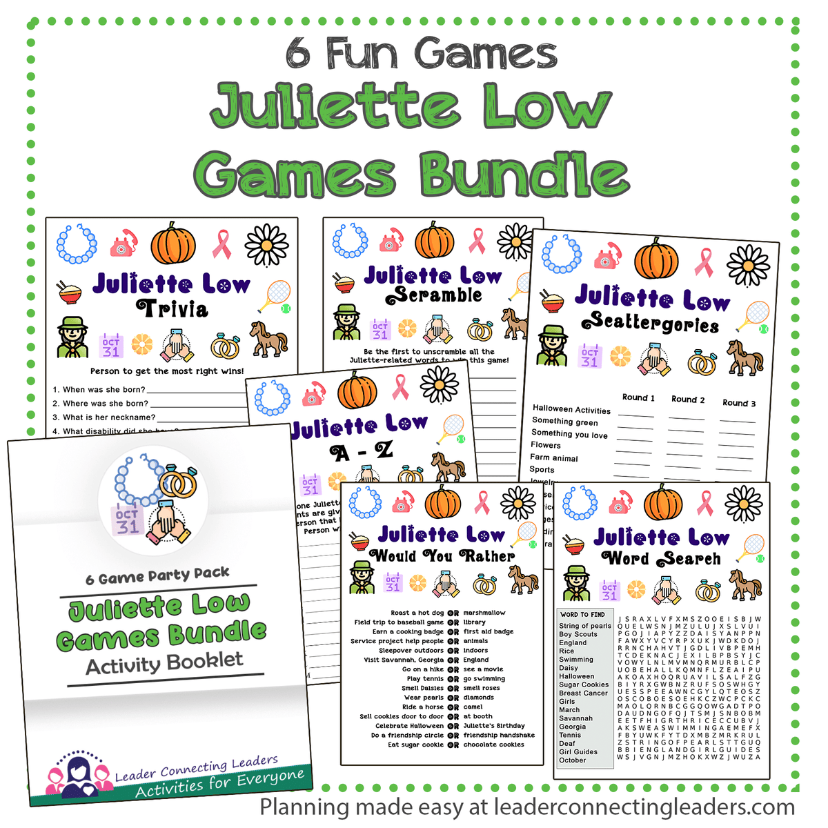 juliette-gordon-low-bundle-party-pack-with-6-games-activity-booklet