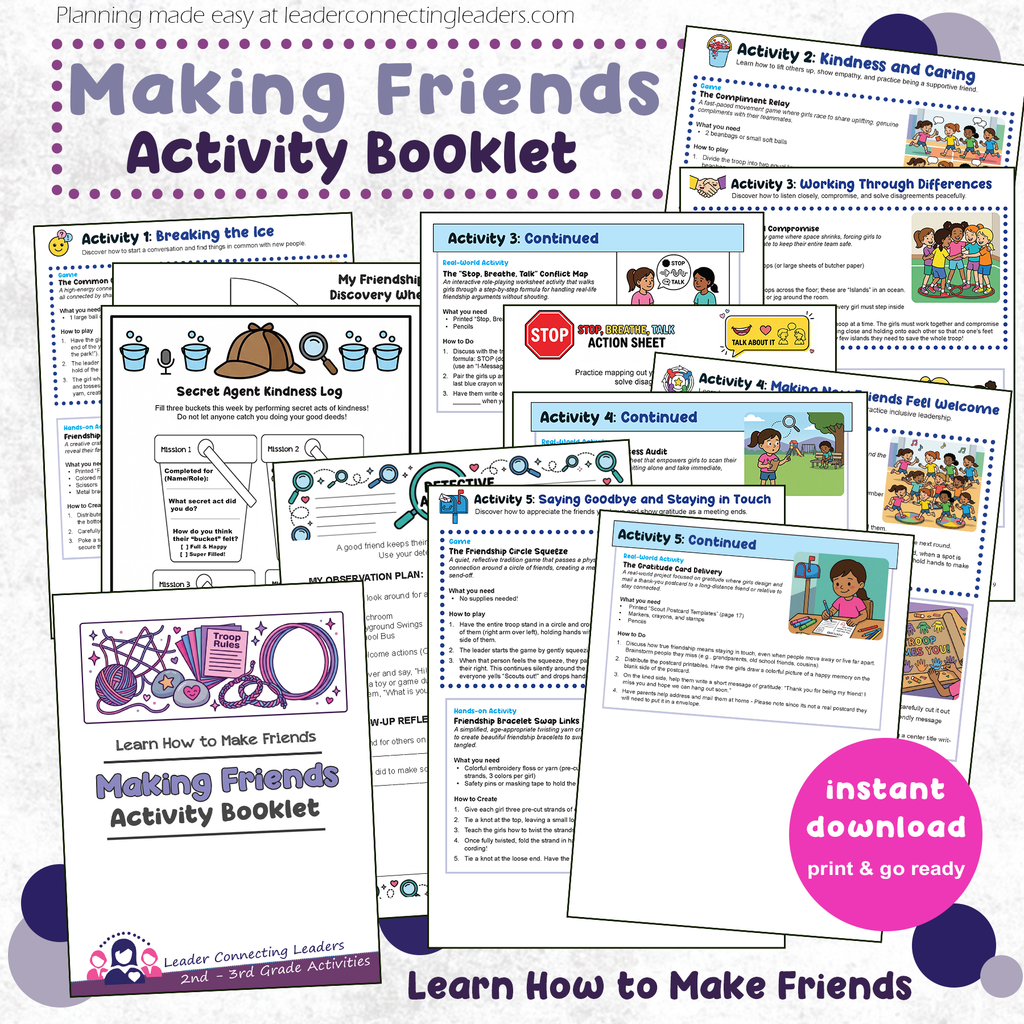 Making Friends Activity Booklet
