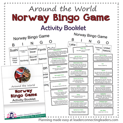 Norway Fun Fact Bingo Game
