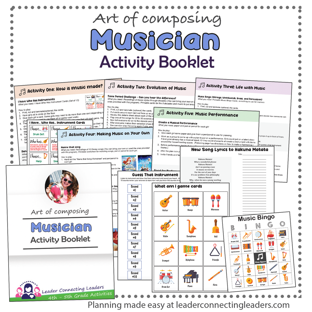 Musician Activity Booklet