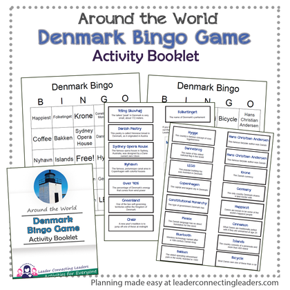 Denmark Fun Fact Bingo Game