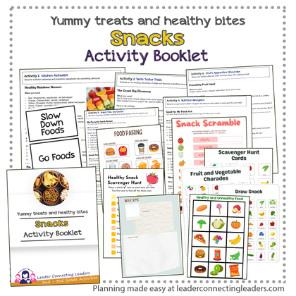 Snack Activity Booklet