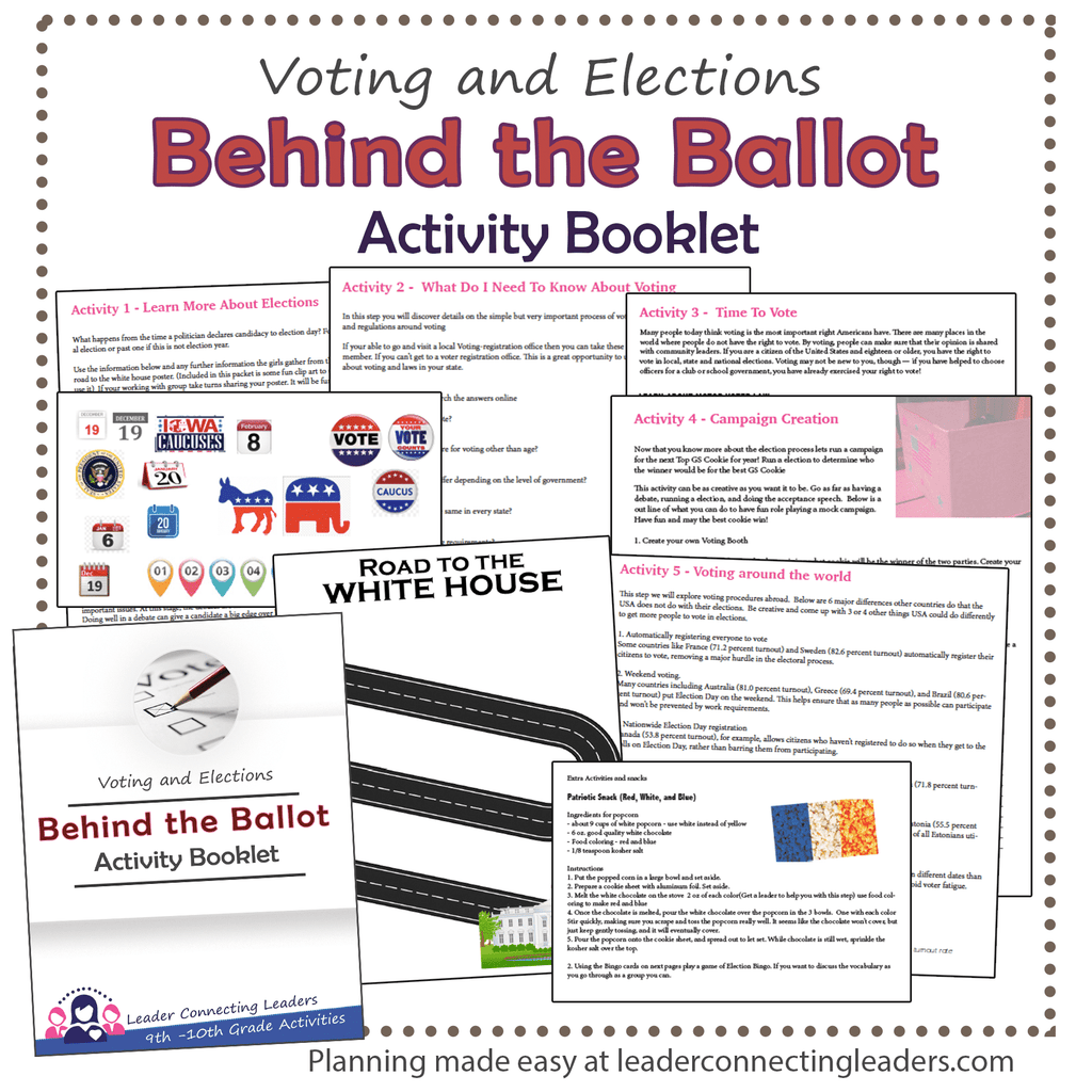 Behind the Ballot Activity Booklet