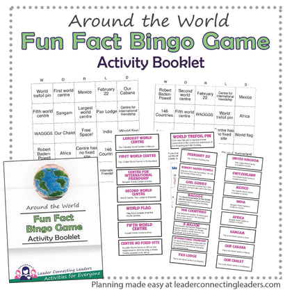 Around the World Bingo Game
