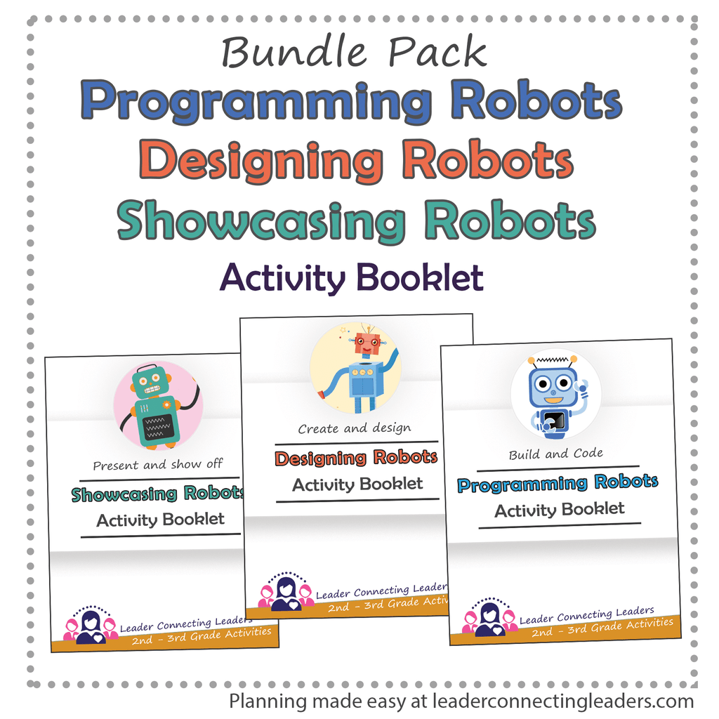 Programming, Designing and Showcasing Robots Activity Bundle Pack | 2nd - 3rd Grade