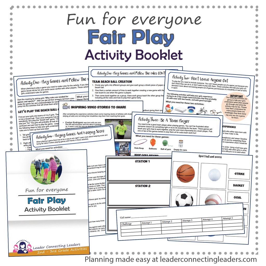 Fair Play Activity Booklet
