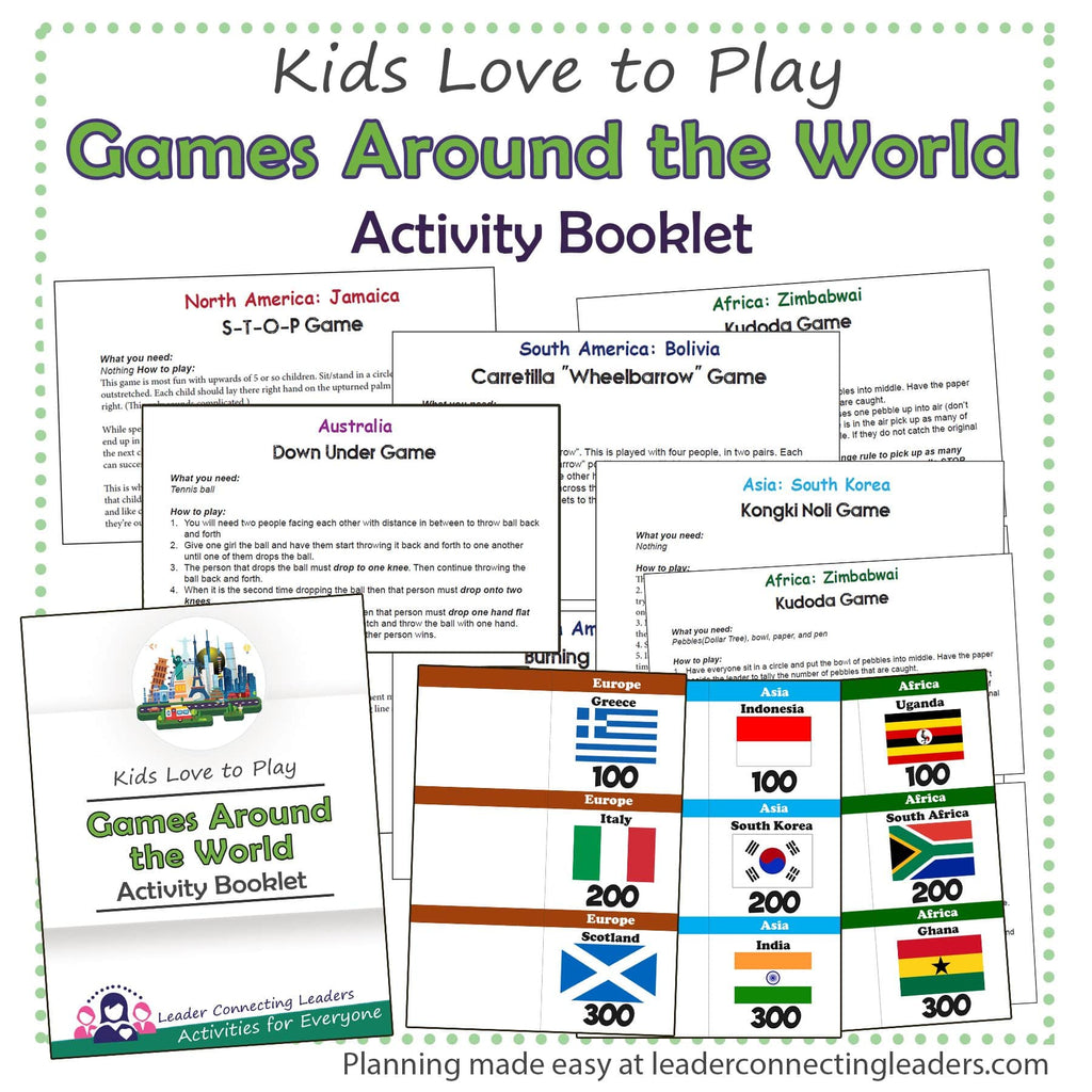 Games Around the World Activity Booklet
