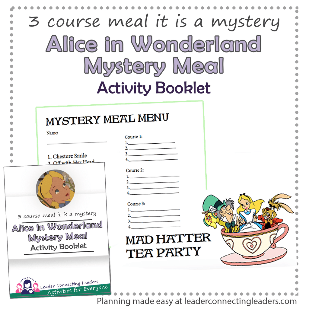 Alice in Wonderland Mystery Meal