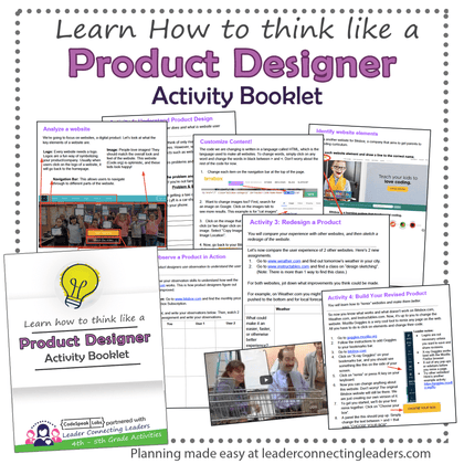 Product Designer Activity Booklet