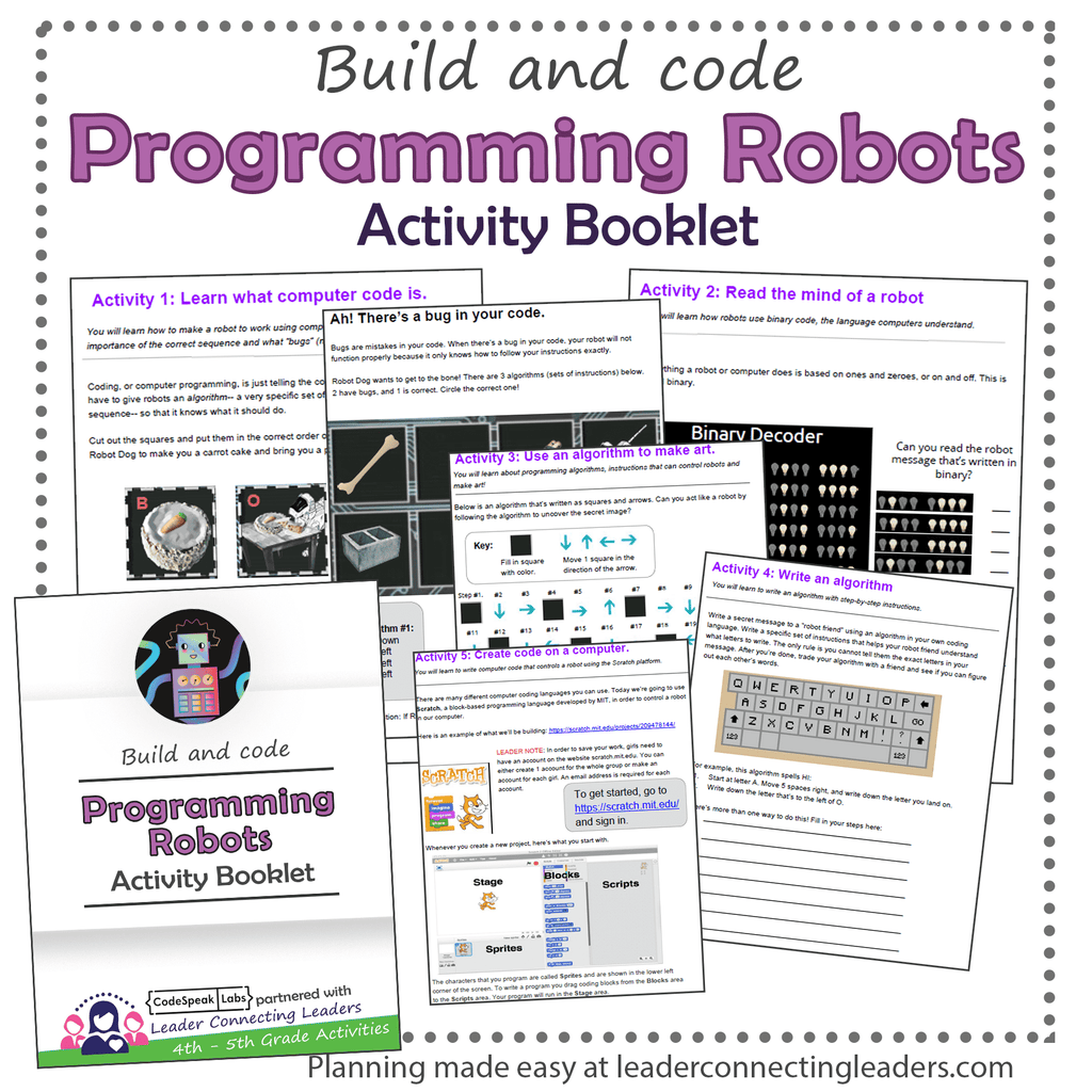 Programming Robots Activity Booklet