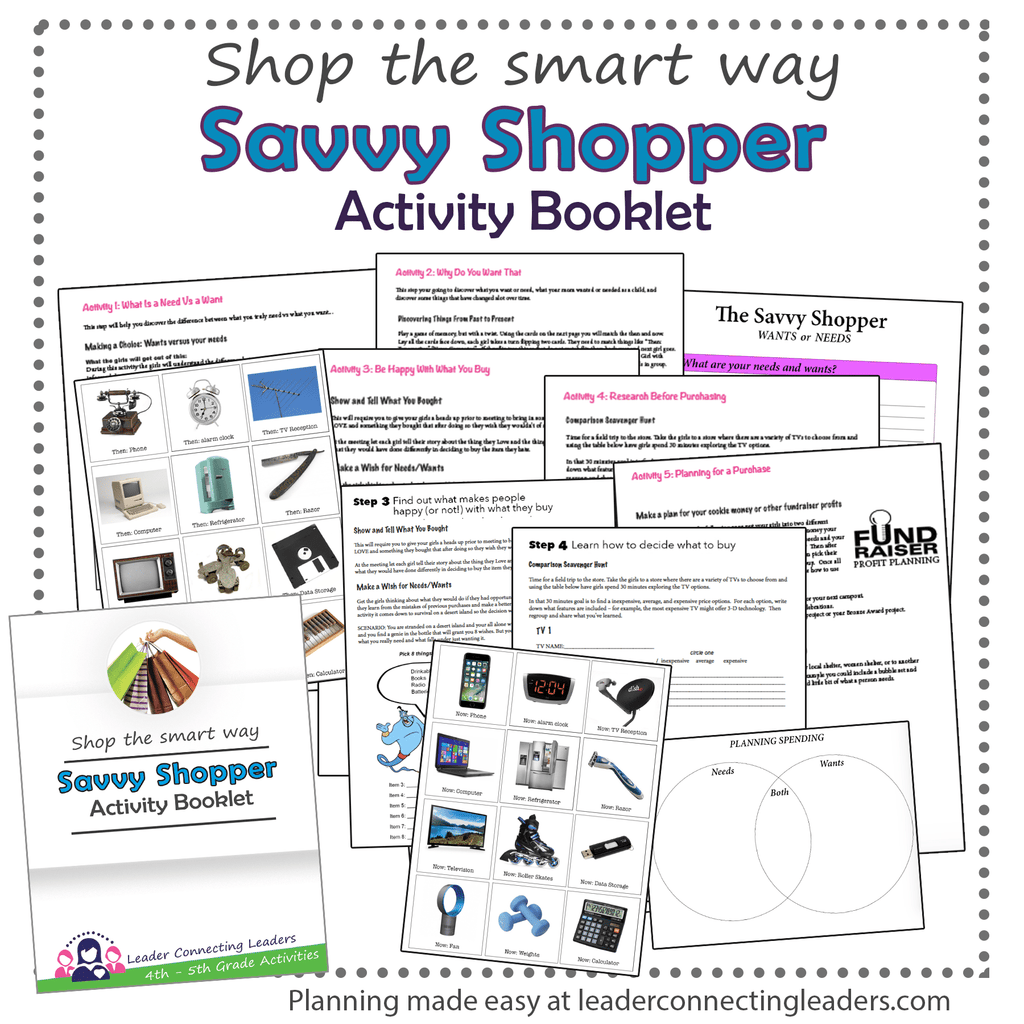Savvy Shopper Activity Booklet