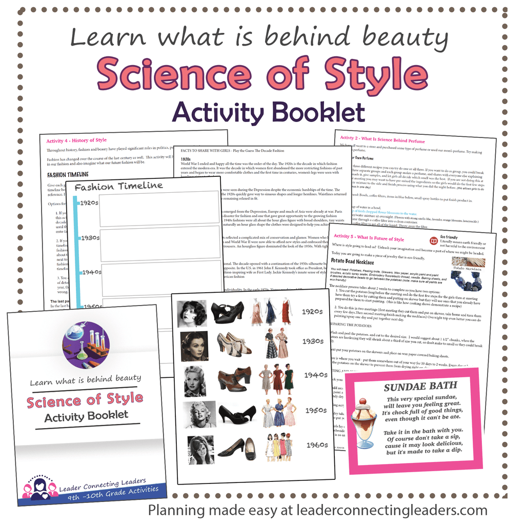 science of style activity booklet