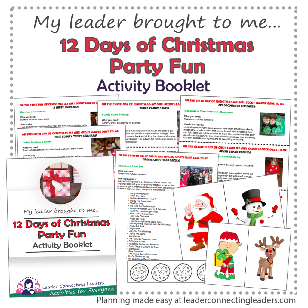 christmas girl scout meeting ideas