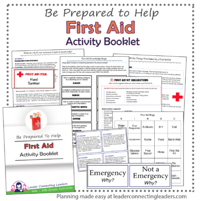 First Aid Activity Booklet | 4th - 5th Grade