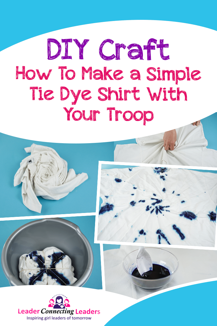 DIY Craft: How To Make a Simple Tie Dye Shirt With Your Troop - Leader ...