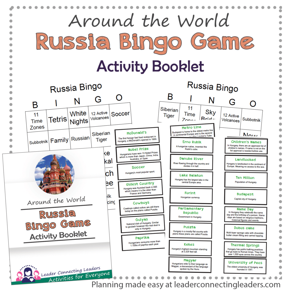 Russia Bingo Game