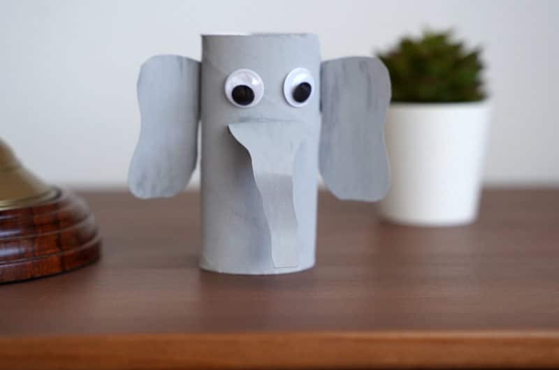 How to Make a Elephant from Toilet Paper Roll